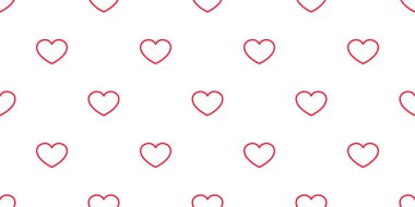 kalp Seamless modeli Sevgililer günü vektör izole aşk simgesi arka plan duvar kağıdı