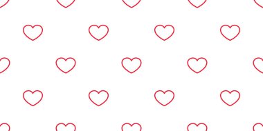 kalp Seamless modeli Sevgililer günü vektör izole aşk simgesi arka plan duvar kağıdı