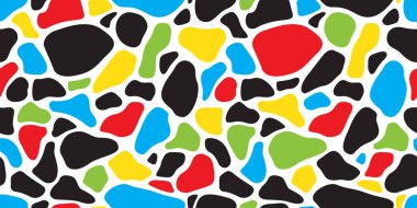 İnek cilt seamless modeli Dalmaçyalı köpek hayvan cilt doku zebra zürafa duvar kağıdı arka plan kamuflaj renkli izole