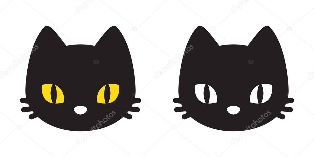 cat vector logo icon cat breed kitten head face illustration character doodle cartoon