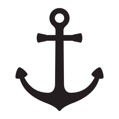 Anchor vector Nautical logo icon maritime sea ocean boat illustration symbol graphic clipart