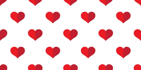 Kalp Dikişsiz Desen Vektör Sevgililer Günü Aşk Simgesini Tekrar Arka — Stok Vektör