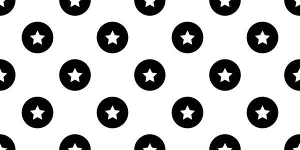 Estrella Sin Costuras Patrón Vector Lunares Fondo Pantalla Aislado — Vector de stock