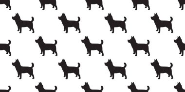 Duvar kağıdı döşeme arka planı izole köpek Dikişsiz desen vektör köpek doğurmak 