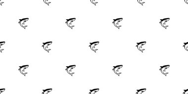 köpekbalığı Dikişsiz desen vektör yunus izole balina okyanus dalgası Adası arka plan duvar kağıdı