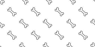 Beyaz köpek kemiği Seamless modeli Fransız buldozer vektör pug arka plan duvar kağıdı izole