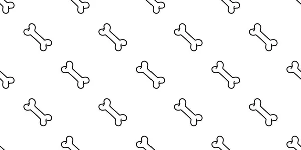 Dog Bone Seamless Pattern French Bulldog Vector Pug Background Wallpaper — Stock Vector