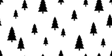 Noel ağacı Dikişsiz desen vektör kar Noel Baba yeni yıl arka plan duvar kağıdı izole