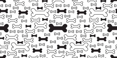 köpek kemik Dikişsiz desen vektör Fransız buldozer pug Halloween geçmiş yineleme duvar kağıdı izole