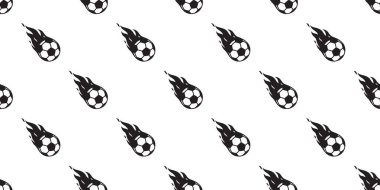 futbol topu seamless modeli futbol vektör yangın arka plan izole kiremit duvar kağıdı