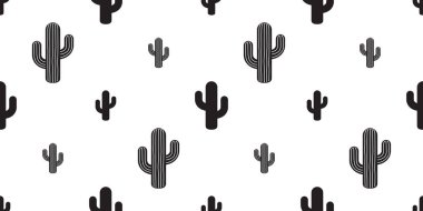 kaktüs Dikişsiz desen vektör çiçek bitki bahçe çöl botanica izole yaz arka plan tekrar duvar kağıdı