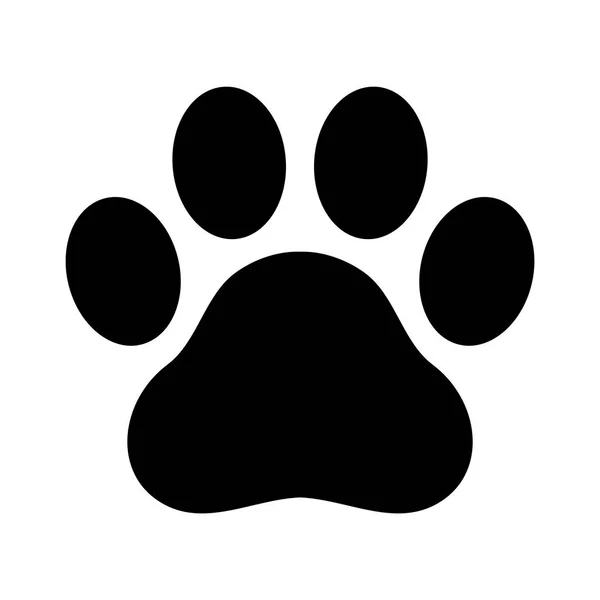 Dog paw vector footprint logo icon graphic symbol illustration french bulldog bear cat cartoon