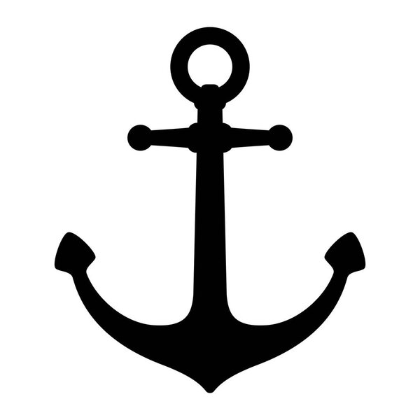 Anchor vector icon logo boat pirate Nautical maritime illustration symbol graphic