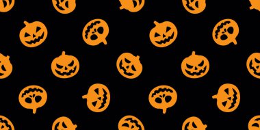 arka plan tekrar duvar kağıdı kiremit Turuncu kabak seamless modeli Cadılar Bayramı vektör hayalet eşarp izole