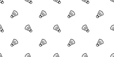 Badminton Seamless modeli raketle vektör tenis topu arka plan eşarp izole duvar kağıdı illüstrasyon grafiği döşemek