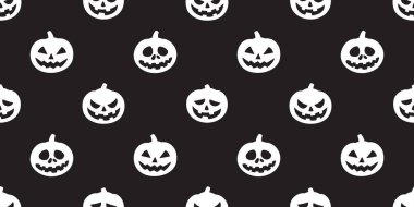 kabak Cadılar Bayramı Dikişsiz desen vektör hayalet eşarp arka plan tekrar duvar kağıdı kiremit siyah izole