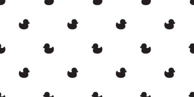 ördek Dikişsiz desen vektör lastik ördek arka plan eşarp tekrar duvar kağıdı illüstrasyon karikatür karakter izole