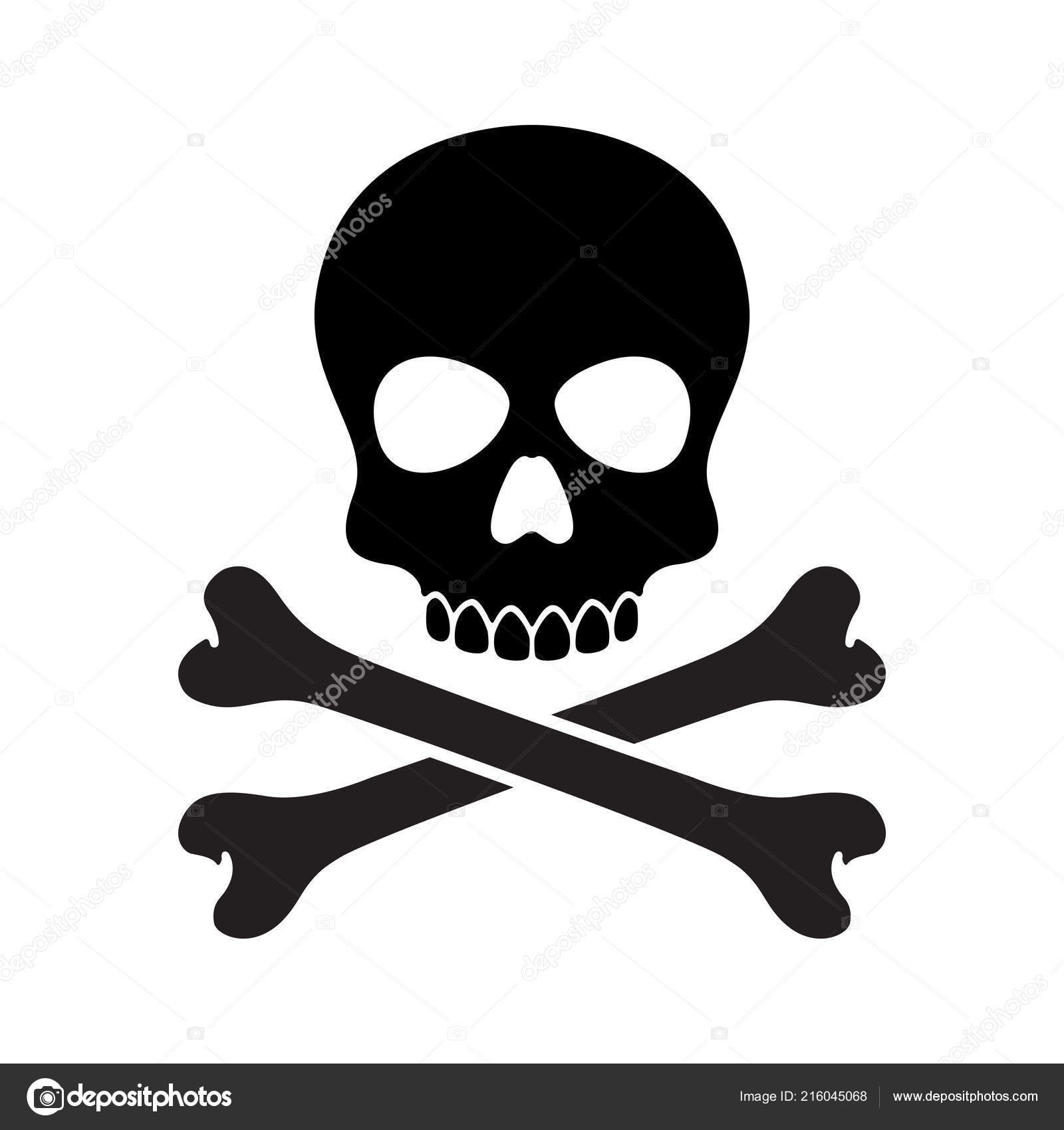 Vetor de ilustração do logotipo do crânio de piratas