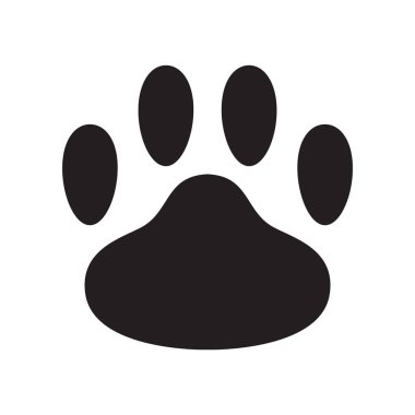 köpek pençe vektör simge logo ayı çizgi film illüstrasyon kedi klip sanat Fransız buldozer