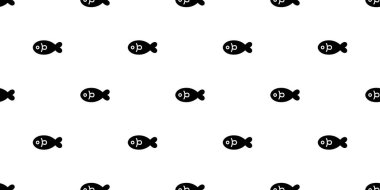 Balık Dikişsiz desen vektör somon köpekbalığı yüzgeci yunus balina eşarp tekrar duvar kağıdı döşeme arka planı izole