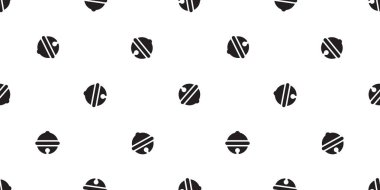 Çan Dikişsiz desen vektör zil simgesini Noel mutlu yeni yıl duvar kağıdı döşeme arka plan eşarp izole yineleyin