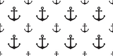 Dikişsiz desen vektör dümen deniz deniz izole deniz okyanus tekne arka çapa