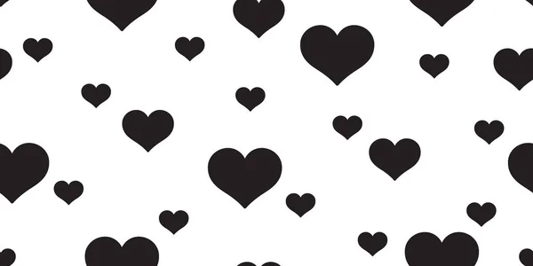 Coração Sem Costura Padrão Vetor Valentine Dom Envoltório Telha Fundo — Vetor de Stock