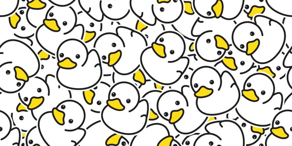 ördek Dikişsiz desen vektör plastik ördek çizgi film illüstrasyon kuş banyosu duş tekrar duvar kağıdı döşeme arka plan hediye sarma Kağıt beyaz izole