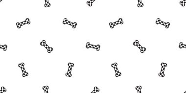 kemik seamless modeli köpek vektör polka dot tekrar arka plan duvar kağıdı izole