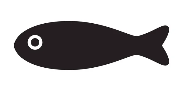 Balık Vektör Simge Logo Somon Balığı Karikatür Köpekbalığı Yunus Balina — Stok Vektör