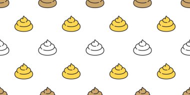 Kaka Dikişsiz desen vektör izole köpek tekrar duvar kağıdı döşeme arka plan simgesi çizgi film illüstrasyon