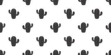 kaktüs Dikişsiz desen vektör çöl çiçek botanica yaz bitki Bahçe izole arka plan duvar kağıdı illüstrasyon karalama yineleyin