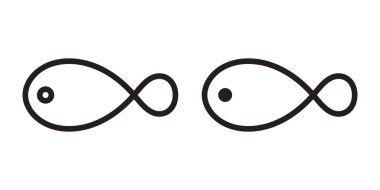 Balık vektör simge logo somon balığı karikatür köpek balığı yunus balina karakter çizgi grafik sembolü tasarlamak