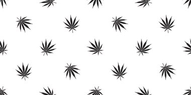 Marihuana arka plan bitki eşarp izole kiremit model vektör yaprak esrar