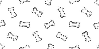 Köpek kemik dikişsiz desen vektör pençe ayak izi evcil hayvan fransız bulldog karikatür eşarp izole tekrar duvar kağıdı fayans arka plan illüstrasyon