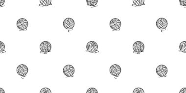 İpliksiz top ipliksiz taşıyıcı toplar iplik örgü iğneleri kedi oyuncağı tekrar izole edilmiş duvar kağıdı karo karikatür çizimi çizimi