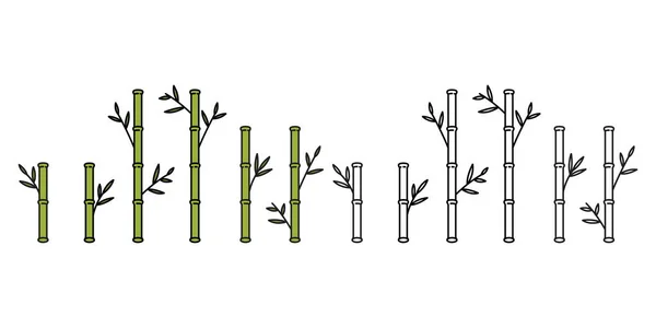 대나무 아이콘 — 스톡 벡터
