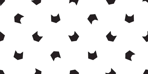 Katze Nahtlose Muster Vektor Kätzchen Calico Gesicht Kopftuch Isoliert Cartoon — Stockvektor