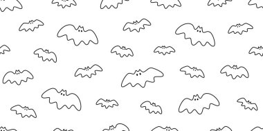 yarasa dikişsiz desen vektör Halloween dracula Vampire hayalet karikatür illüstrasyon hediye paketi kağıt tasarımı