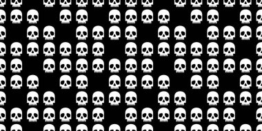 kafatası Halloween dikişsiz desen vektör crossbones korsan sembolü kemik hayalet eşarp izole kiremit arka plan tekrar duvar kağıdı karikatür karikatür karalama siyah tasarım