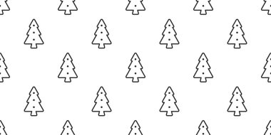 noel ağacı dikişsiz desen vektör Noel Baba ahşap orman bisküvi kraker eşarp izole karikatür tekrar duvar kağıdı karo arka plan illüstrasyon tasarımı