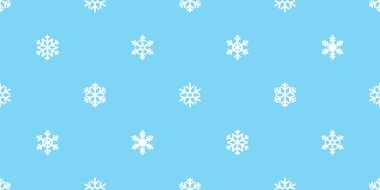 Snowflake dikişsiz desen vektör Noel kar Xmas Noel Baba eşarp izole duvar kağıdı fayans arka plan illüstrasyon hediye ambalaj kağıt tasarımı