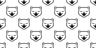 Kedi pürüzsüz desenli Cadılar Bayramı kedi yavrusu, yavru kedi, baş örtüsü, izole edilmiş Duvar kağıtları, arka plan karikatür, karalama, beyaz tasarım.