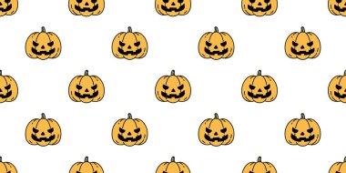 balkabağı Cadılar Bayramı pürüzsüz desenli çizgi film hayalet eşarbı tecrit edilmiş Duvar kağıdı döşeme arkaplan illüstrasyon simgesi karalama tasarımı