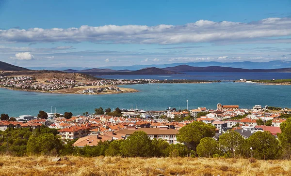 Ayvalık şehir oncunda Adası'nda Türkiye'nin Ege yan görünümlerini