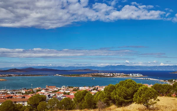 Ayvalik Město Oncunda Ostrov Egejském Moři Poboční Turecka — Stock fotografie