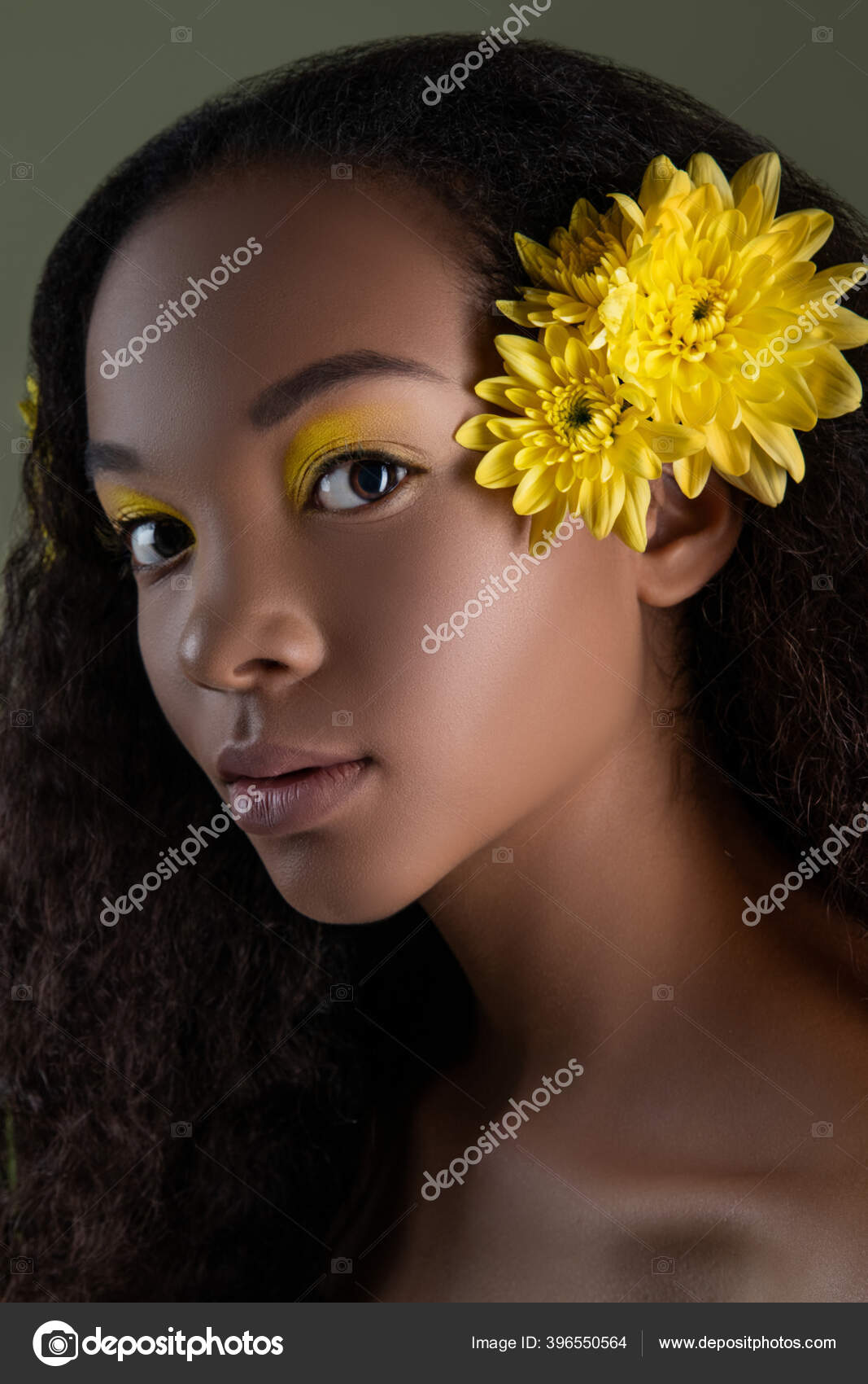 Close Beauty Portrait Bright Make Yellow Flowers Hair Fashion Studio Stock Photo by ©katarinaromanova14 396550564 Close Beauty Portrait Bright Make Yellow Flowers Hair Fashion Studio Stock Photo by ©katarinaromanova14 396550564