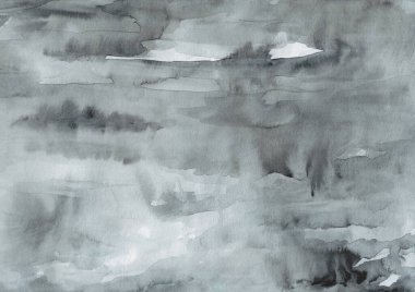 Metinleriniz, dokularınız, sanat eserleriniz ya da cilt ürünleriniz için boş bir yer var. El boyası mürekkep grisi, soyut gökyüzü ve bulutlar ile kusursuz desen.