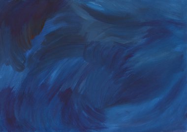 Suluboya çivit dokusu. Yüksek çözünürlüklü güzel mavi yağlı arka plan. Metinleriniz, dokularınız, sanat eserleriniz ya da cilt ürünleriniz için boş bir yer var. Tasarım için arkaplan.