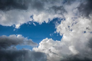 bulutlu mavi gökyüzü arkaplanı